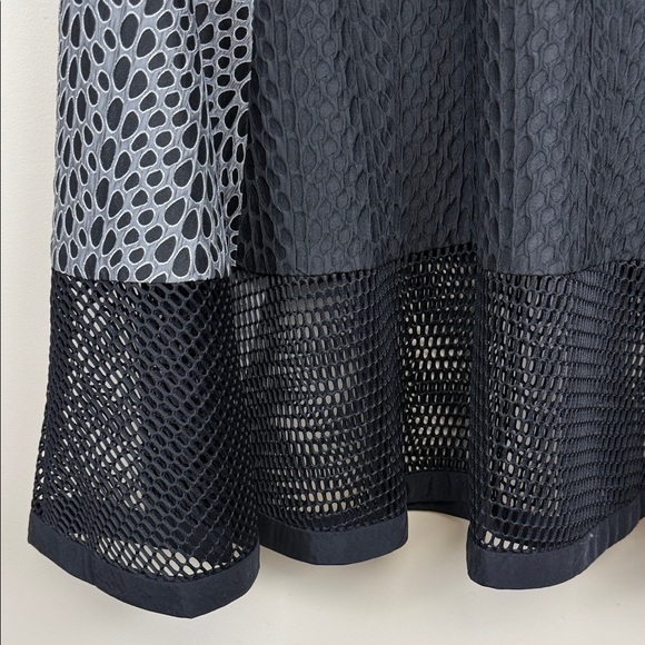 Jonathan Simkhai Black and Gray A-Line mesh Skirt 4 euc - Picture 10 of 10